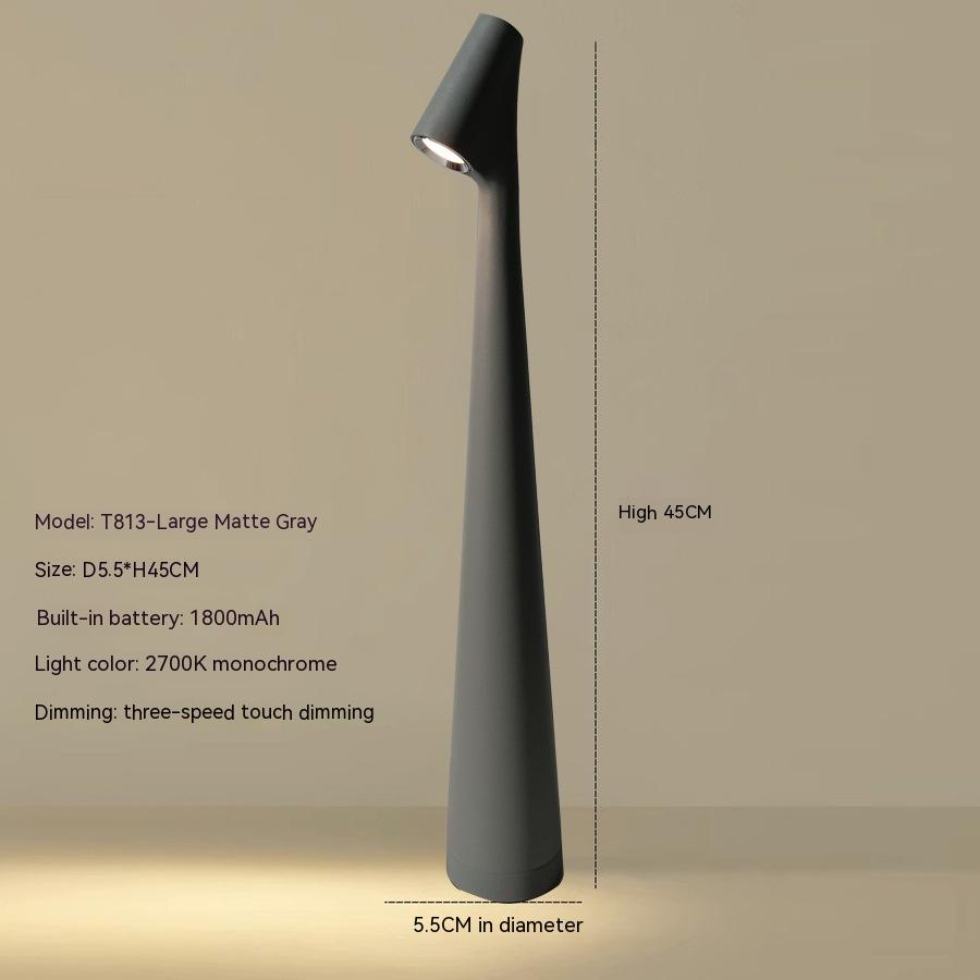 LumiMaître - Lampe de Table LED Rechargeable | Design Moderne et Fonctionnel | Éclairage Ambiant Durable - Rynova