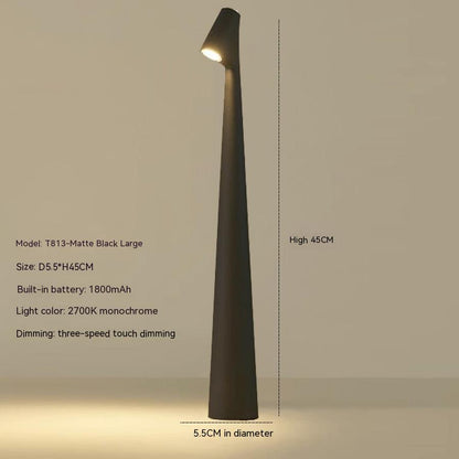 LumiMaître - Lampe de Table LED Rechargeable | Design Moderne et Fonctionnel | Éclairage Ambiant Durable - Rynova