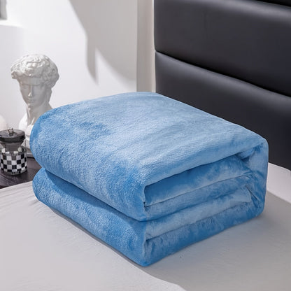 LéaChic - Couverture douce et chaleureuse en flanelle grise pour toutes saisons - Rynova