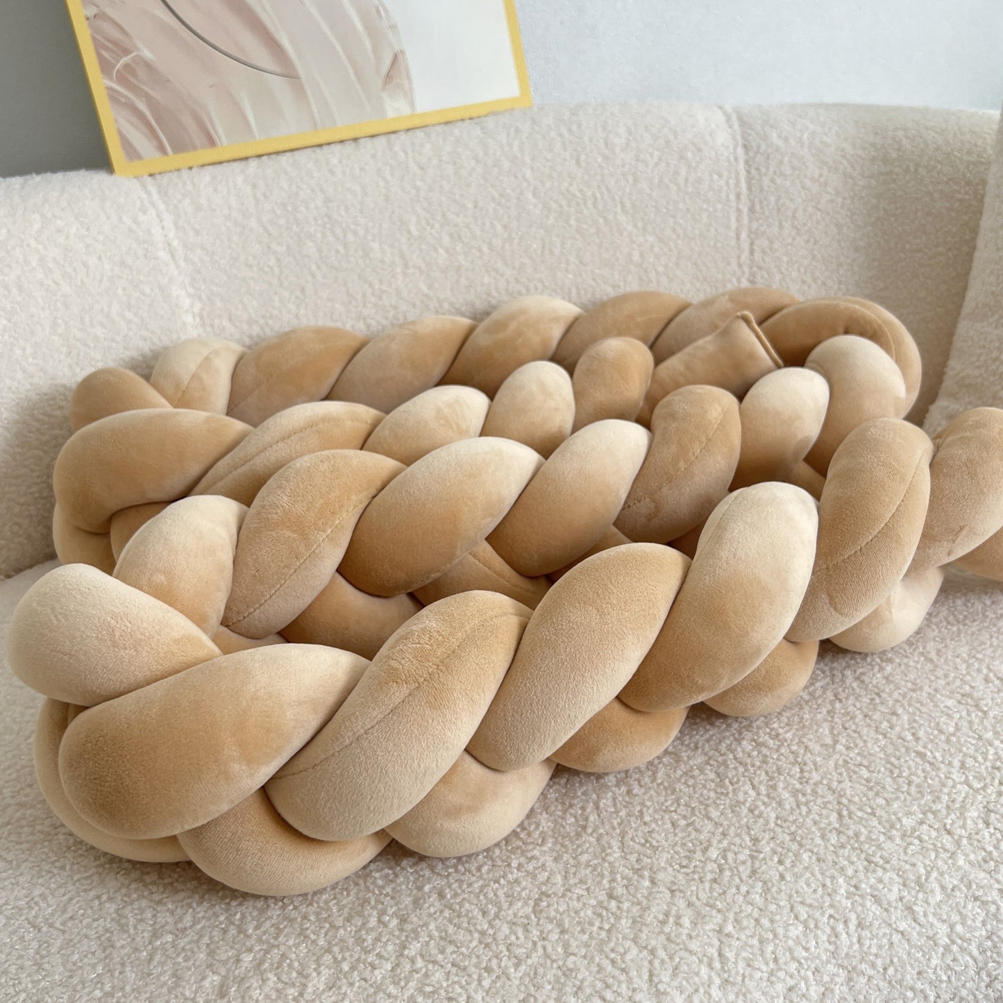 GeoCoussin - Coussin de Sol Lavable au Design Géométrique pour un Style Contemporain - Rynova
