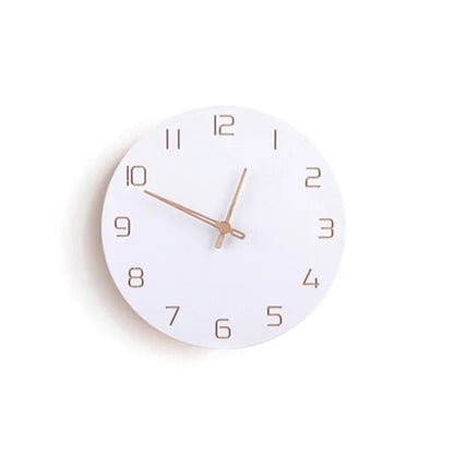 ScandiTime - Horloge Murale 3D en Bois Nordique pour Élégance Scandinave - Rynova