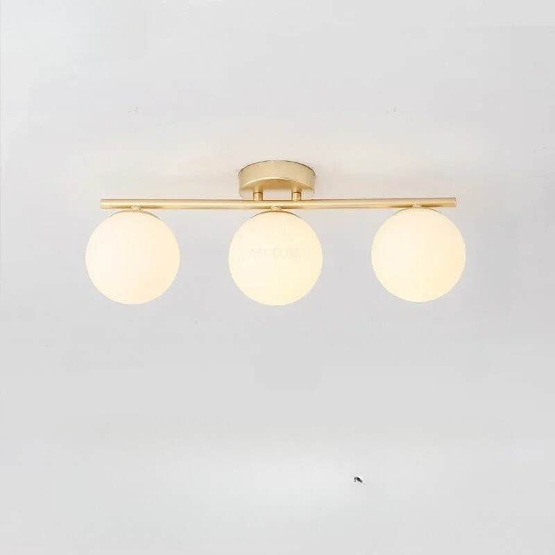 LumièreNordique - Plafonnier LED en Verre Élégant - Rynova