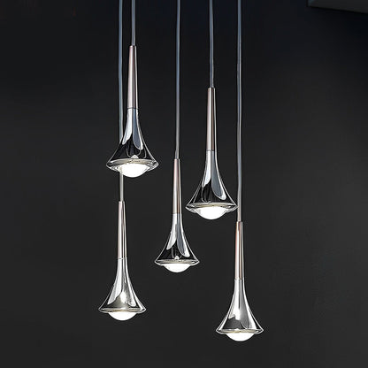 AquaLumière - Suspension Nordique Élégante en Goutte d'Eau - Rynova