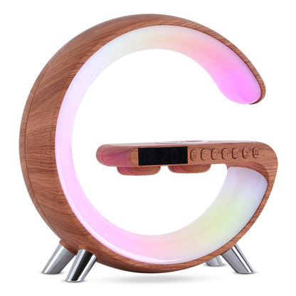 Lumière Intelligente - Lampe LED, enceinte Bluetooth et chargeur sans fil - Rynova