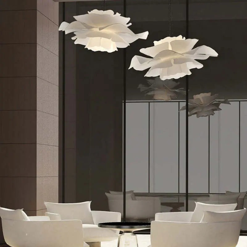 Fleuria - Applique Murale Moderne en Métal Blanc en Forme de Fleur - Rynova