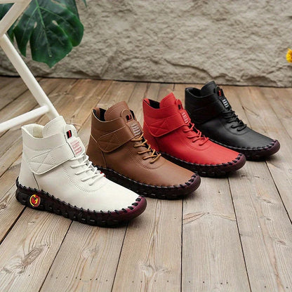 Élégance Céleste - Bottes orthopédiques en cuir pour confort et style - Rynova