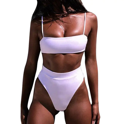 AquaCharm - Ensemble de bikini à côtes brésiliennes - Rynova