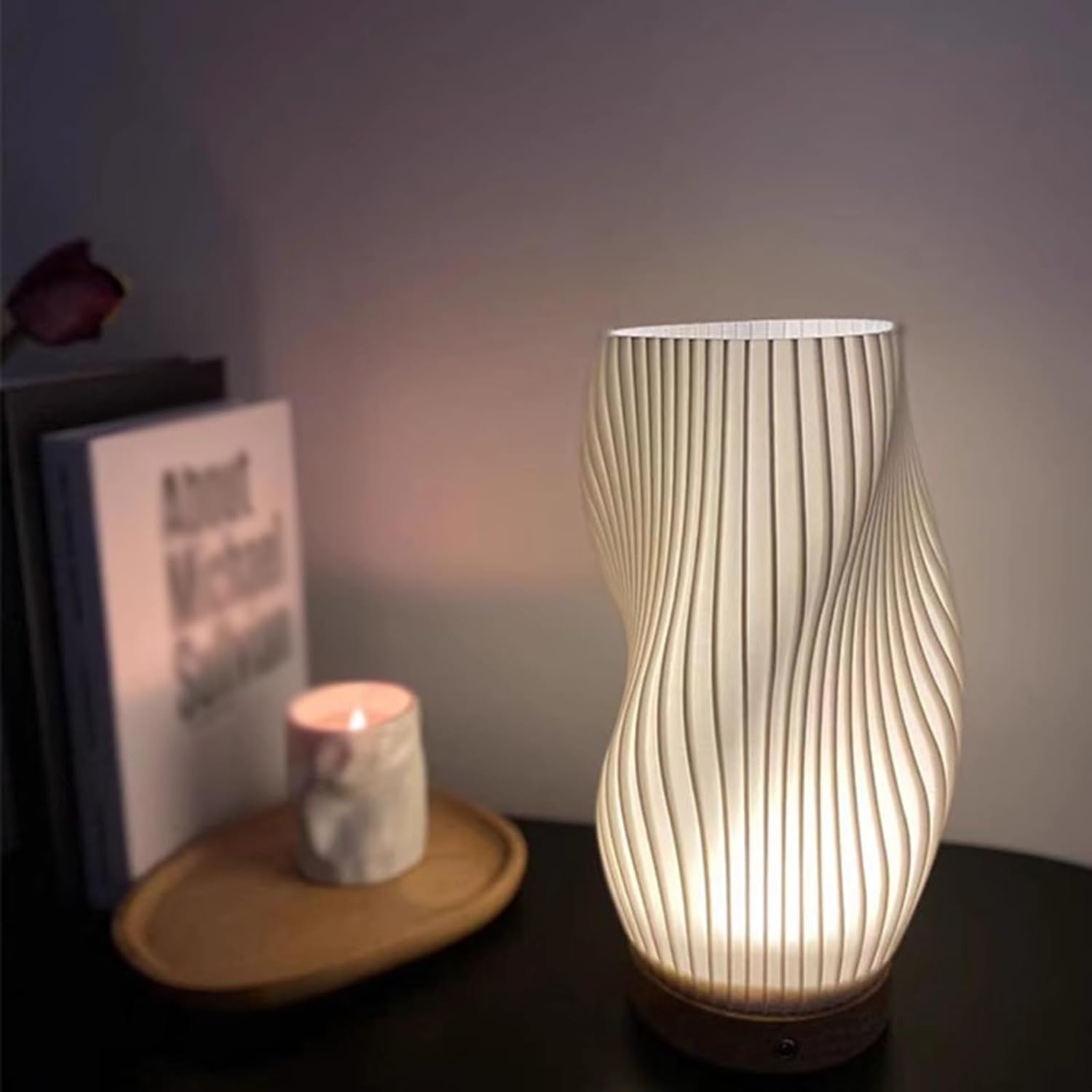 LumiVague – Lampe apaisante à vague contemporaine - Rynova