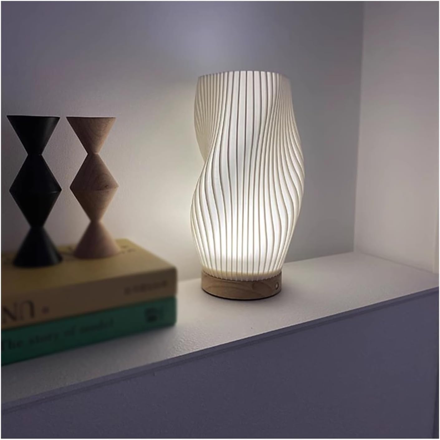 LumiVague – Lampe apaisante à vague contemporaine - Rynova