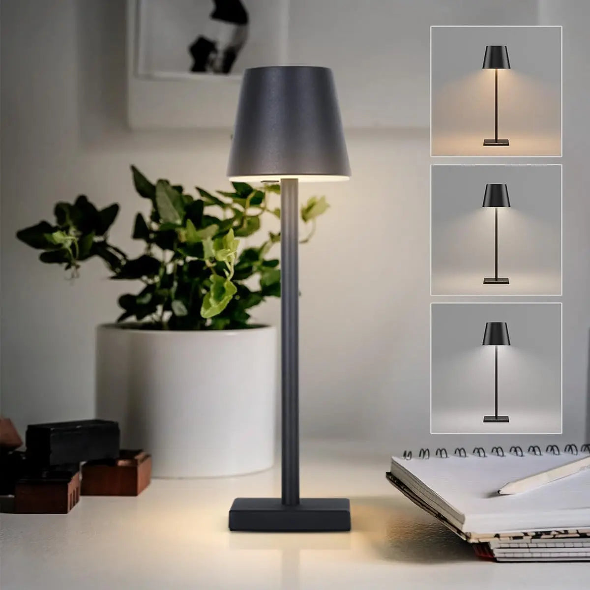 Lumière Éclatante - Lampe de Table Sans Fil Rechargeable - Rynova