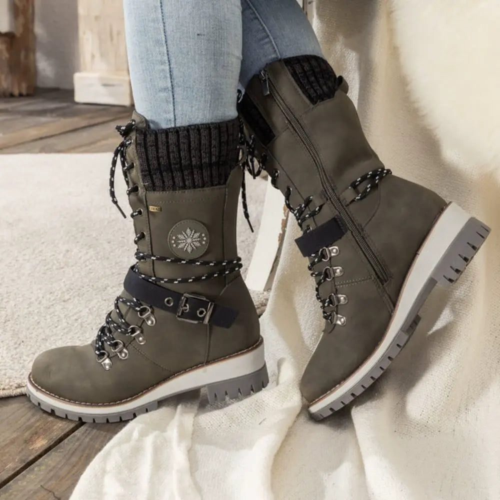 NordicHeat - Bottes d’Hiver Orthopédiques pour Femmes | Confort et Chaleur Exceptionnels - Rynova