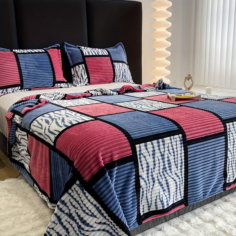 CocoonChic - Couverture en flanelle douce et polyvalente pour toutes saisons - Rynova