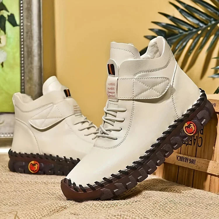 Élégance Céleste - Bottes orthopédiques en cuir pour confort et style - Rynova