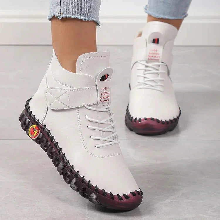 Élégance Céleste - Bottes orthopédiques en cuir pour confort et style - Rynova