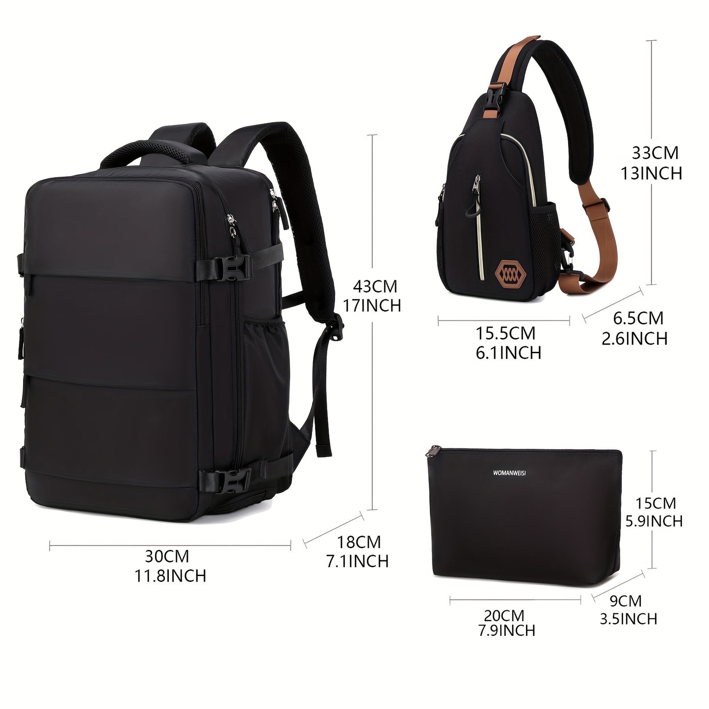 VoyageMax – Sac à Dos Grande Capacité avec Compartiment à Chaussures - Rynova