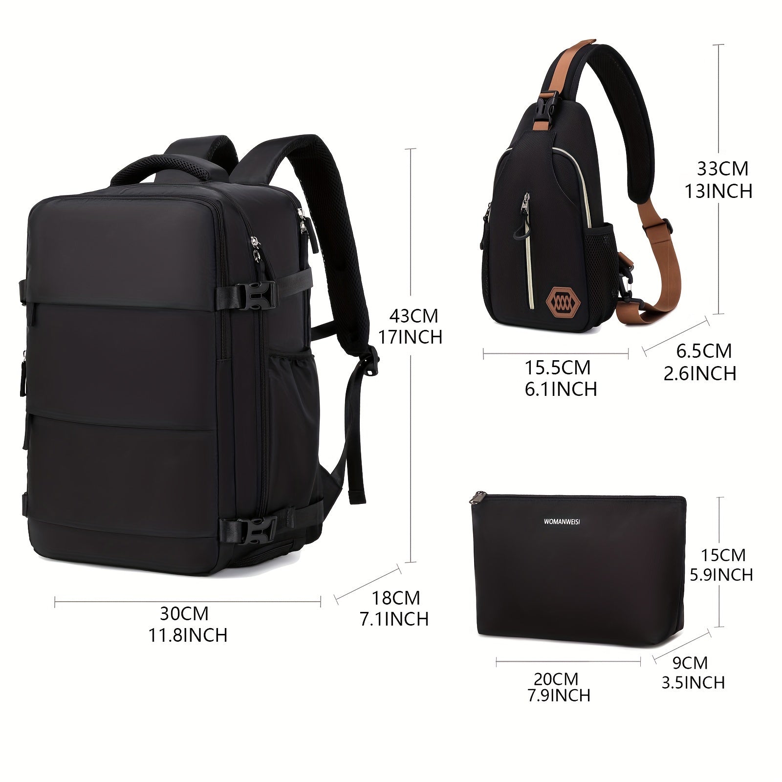 VoyageMax – Sac à Dos Grande Capacité avec Compartiment à Chaussures - Rynova