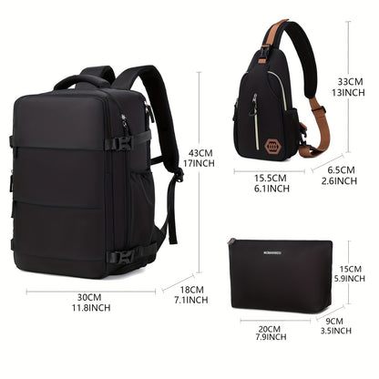 VoyageMax – Sac à Dos Grande Capacité avec Compartiment à Chaussures - Rynova