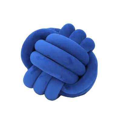 Coussin de lancer en balles nouées décoratives PlushKnot - Rynova