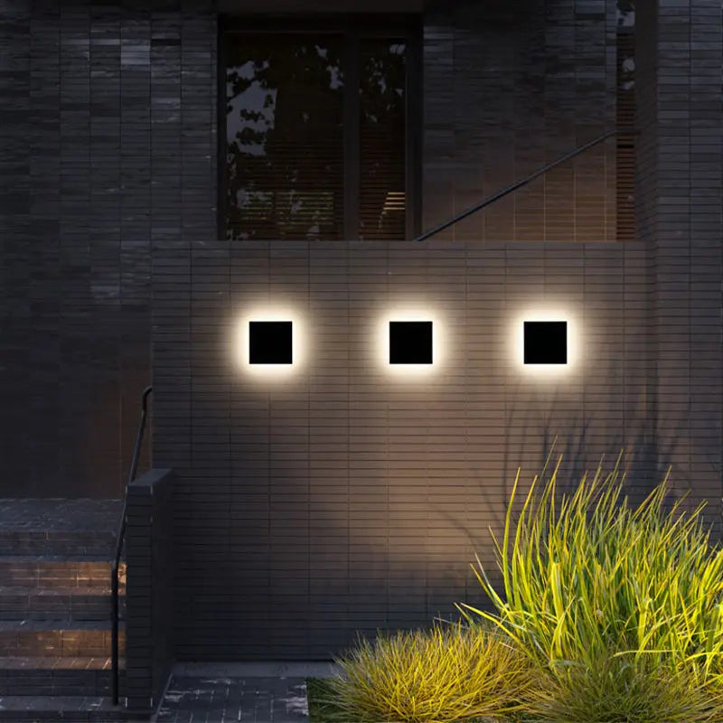 OrrLuxe - Lampe Murale LED Moderne en Métal Noir - Rynova