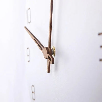 ScandiTime - Horloge Murale 3D en Bois Nordique pour Élégance Scandinave - Rynova