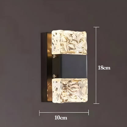 LuxCristal - Lampe murale en cristal, élégance et éclat lumineux - Rynova