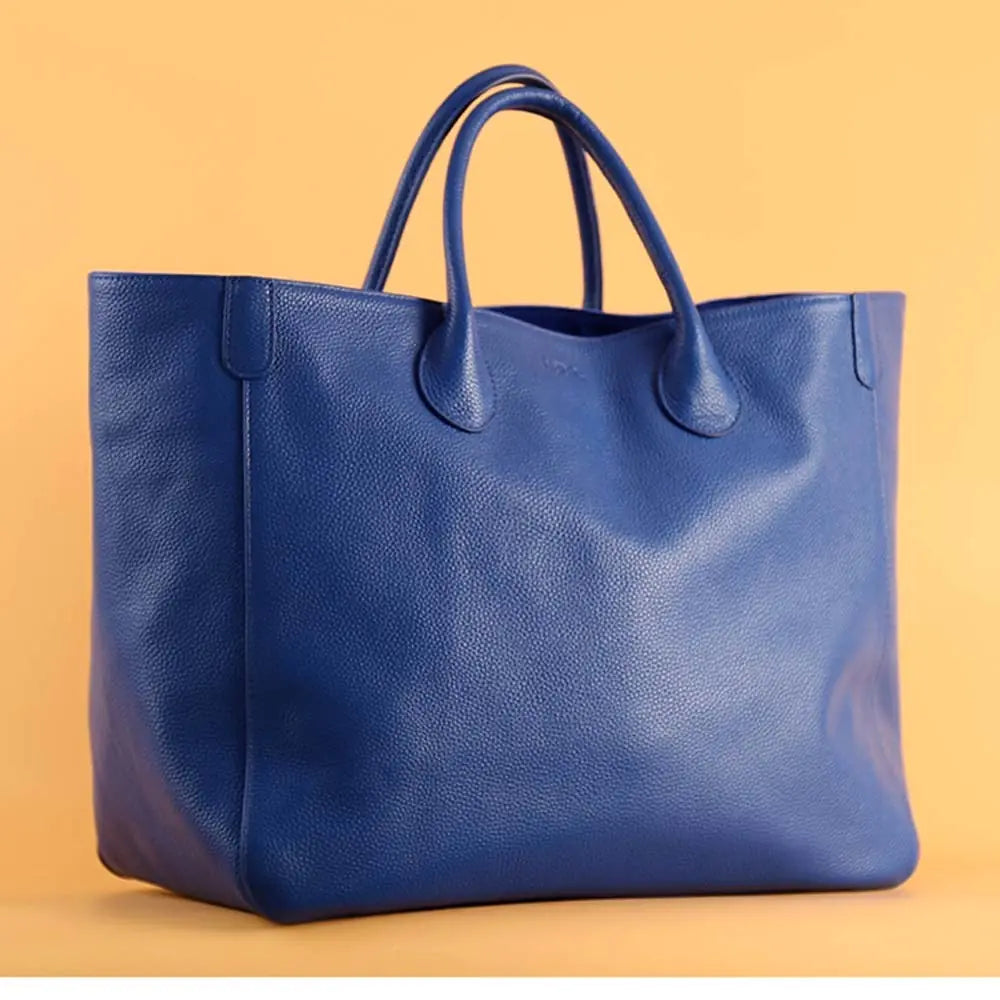 LuxeFemme - Sac Cabas Oversize Élégant en Cuir - Rynova