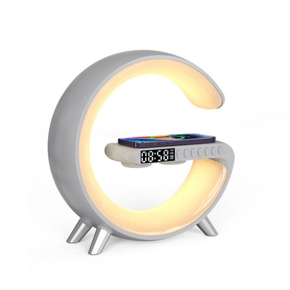 Lumière Intelligente - Lampe LED, enceinte Bluetooth et chargeur sans fil - Rynova