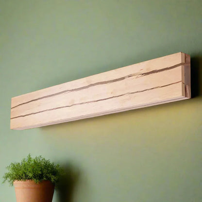 LUMIÈRE NATURE - Élégante Lampe Murale en Bois Fissuré - Design Contemporain - Rynova