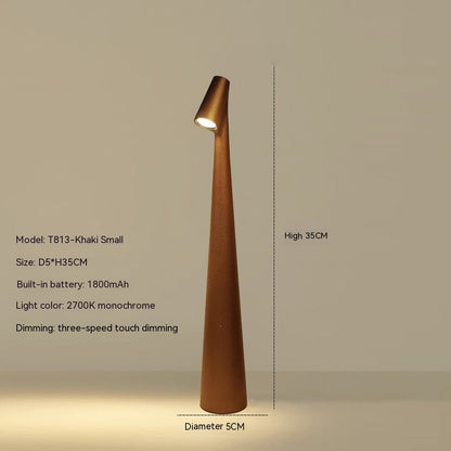 LumiMaître - Lampe de Table LED Rechargeable | Design Moderne et Fonctionnel | Éclairage Ambiant Durable - Rynova