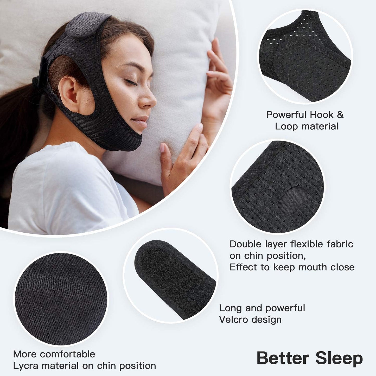 Bande Anti-Ronflement pour Apnée du Sommeil – Solution Efficace et Confortable - Rynova
