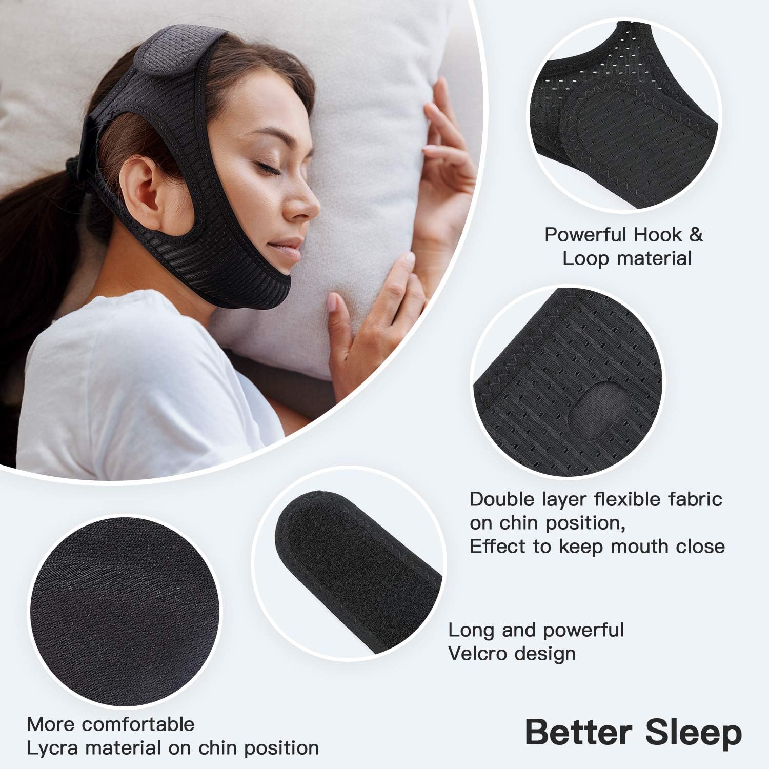 Bande Anti-Ronflement pour Apnée du Sommeil – Solution Efficace et Confortable - Rynova