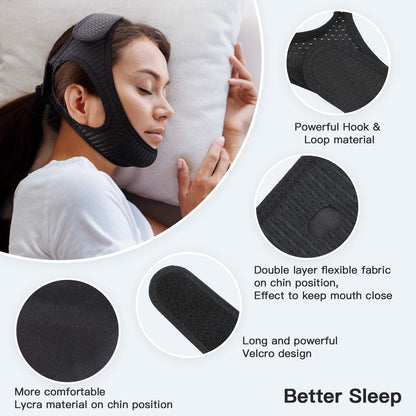 Bande Anti-Ronflement pour Apnée du Sommeil – Solution Efficace et Confortable - Rynova
