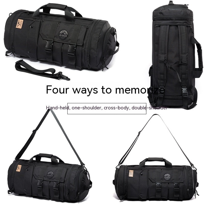 AventureMax - Sac à dos de randonnée homme grande capacité noir - Rynova