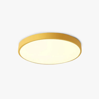 LuminaRose - Lampe de Plafond LED Ronde Moderne en Métal Rose et Gris - Rynova