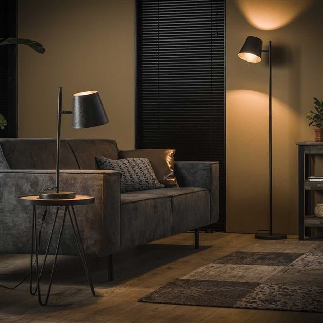 LumiArt – Lampe de table anthracite au design moderne - Rynova