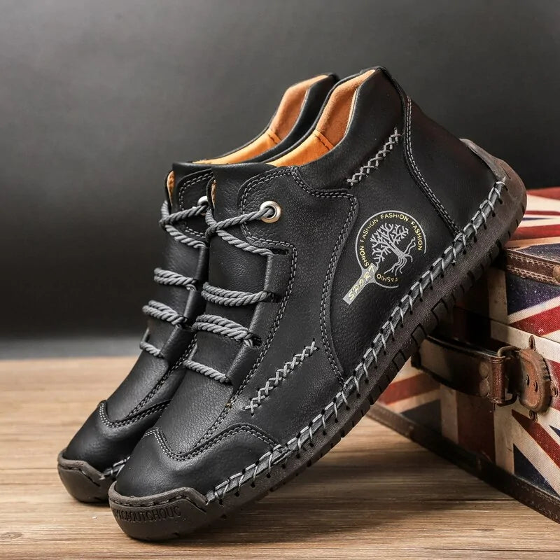 Bottes en cuir véritable EliteWalk | Chaussures élégantes et durables - Rynova