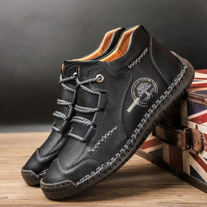 Bottes en cuir véritable EliteWalk | Chaussures élégantes et durables - Rynova