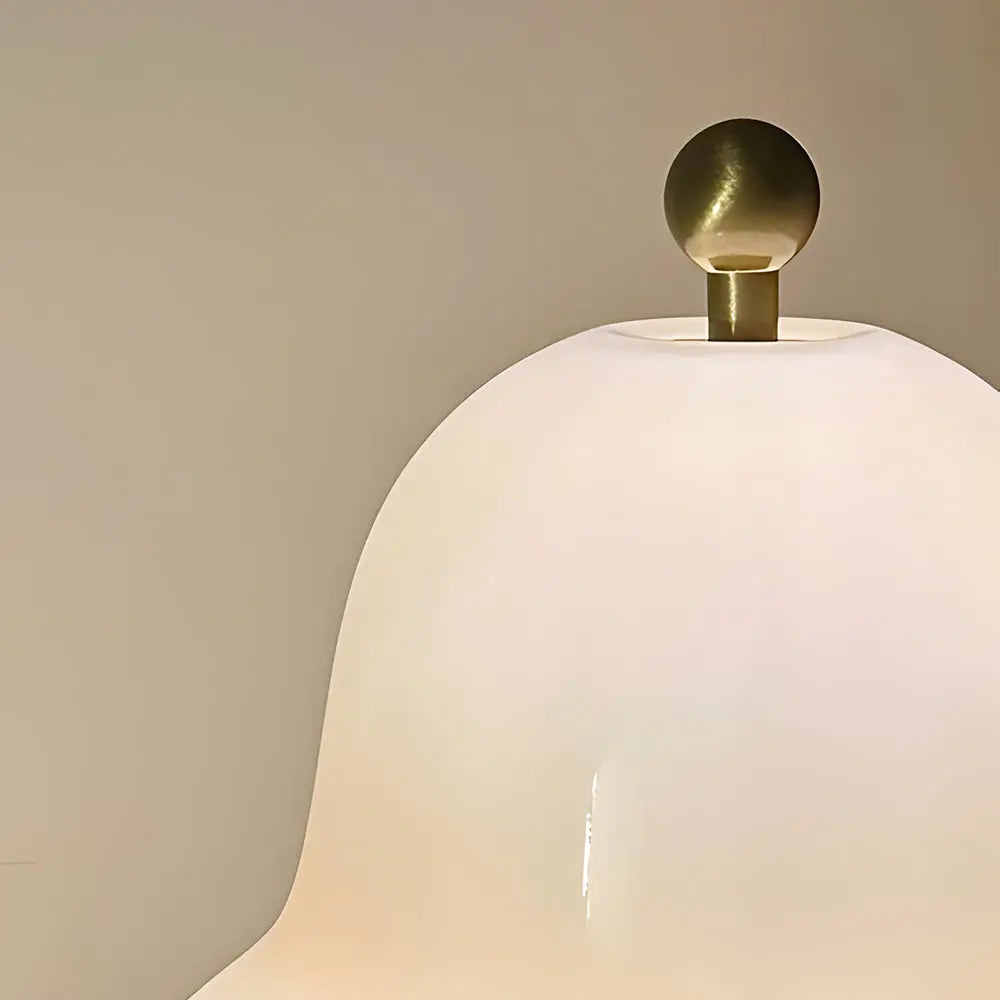 LumièreÉlégante - Lampe de Table en Verre avec Batterie USB, LED Dimmable et Commutateur Tactile - Rynova
