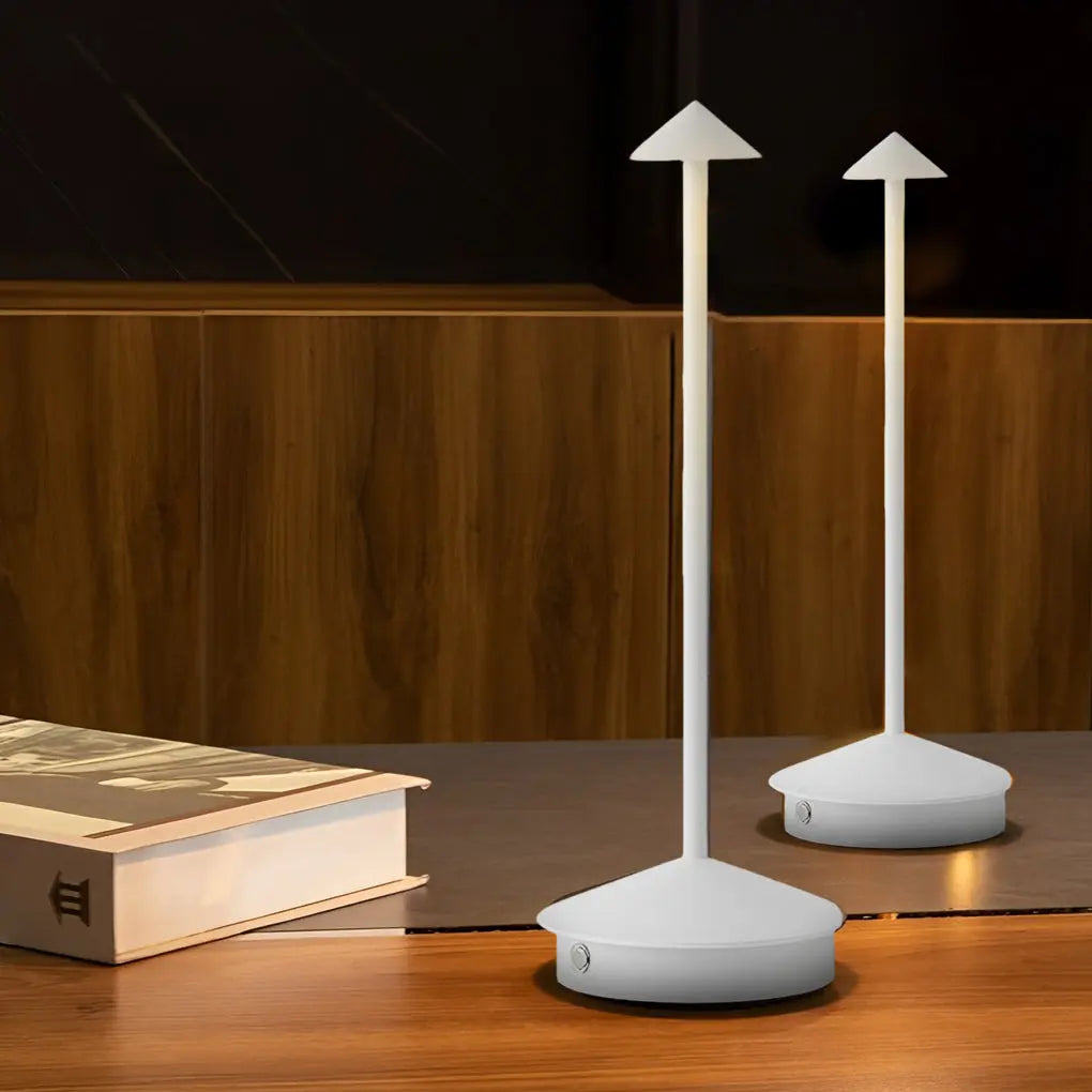 LumiMush - Lampe de Table Champignon avec Dimming 3-Niveaux, USB et Contrôle Tactile - Rynova