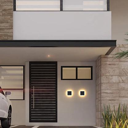 OrrLuxe - Lampe Murale LED Moderne en Métal Noir - Rynova