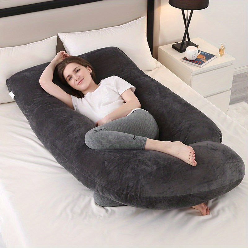 CâlinConfort – Coussin de grossesse ergonomique en forme de J - Rynova