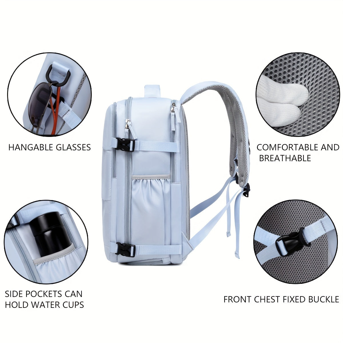 VoyageMax – Sac à Dos Grande Capacité avec Compartiment à Chaussures - Rynova