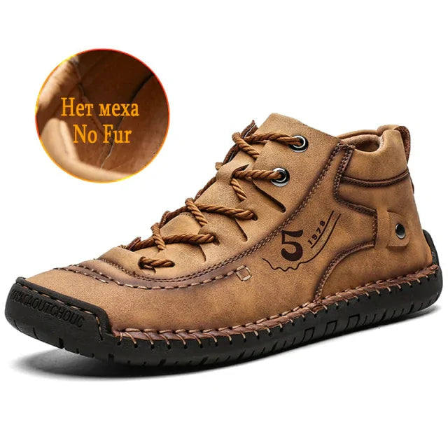 Bottes en cuir véritable EliteWalk | Chaussures élégantes et durables - Rynova