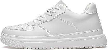 HauteurMax – Baskets Élévatrices en Cuir pour Hommes - Gain de Hauteur Discret - Rynova