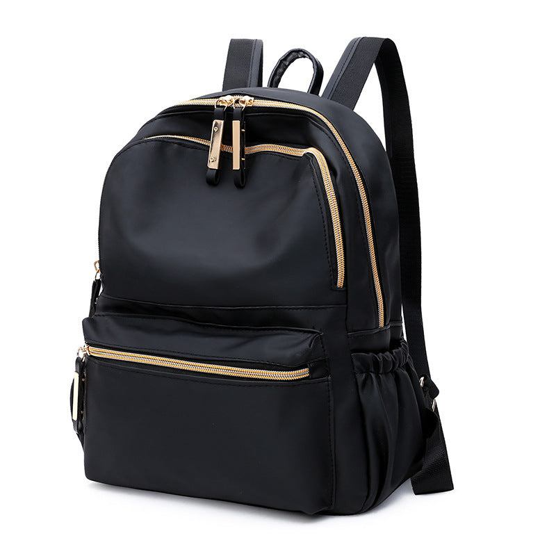 Soleil Chic - Sac à dos étanche en Oxford pour femmes, noir - Rynova