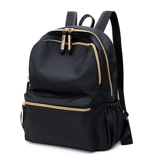 Soleil Chic - Sac à dos étanche en Oxford pour femmes, noir - Rynova