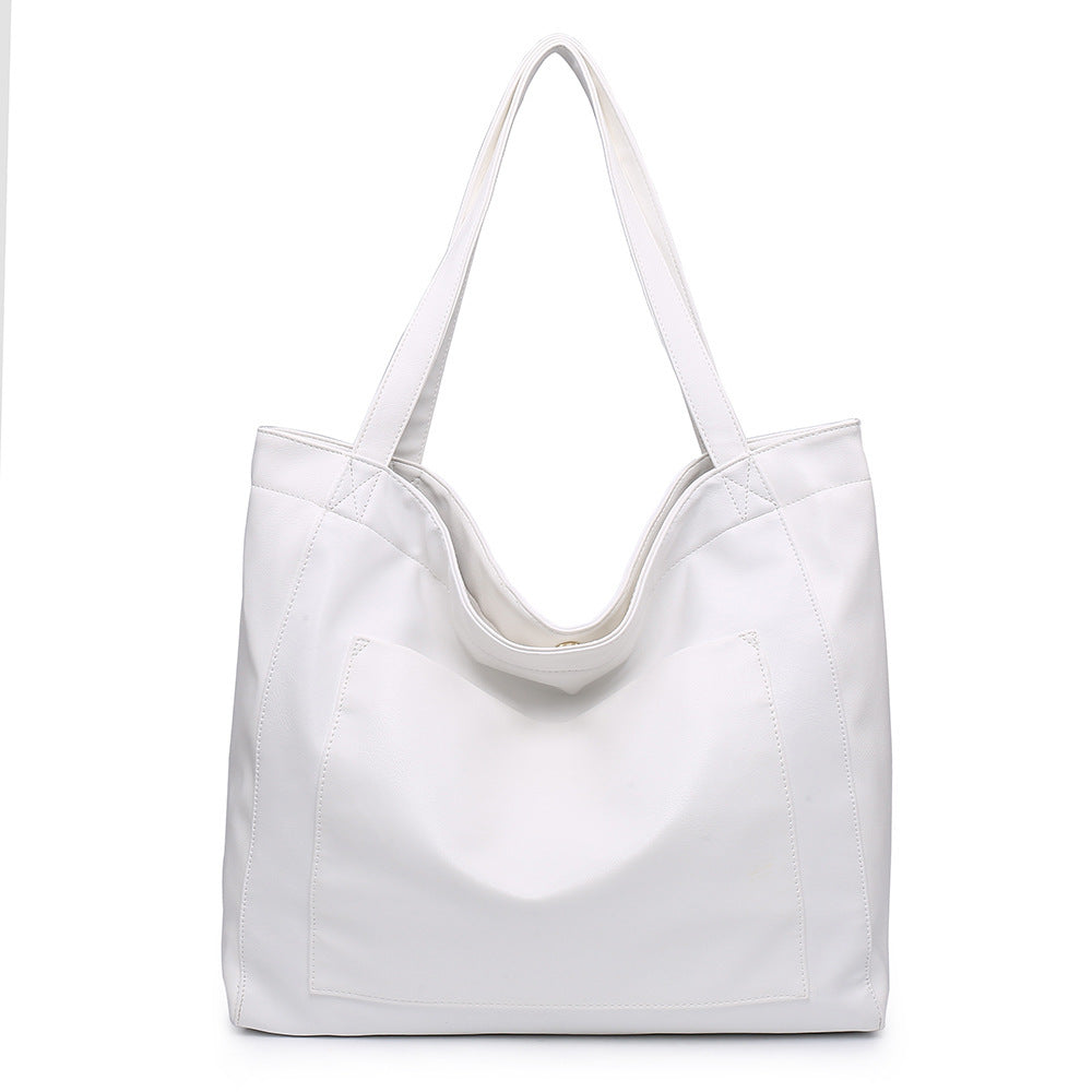 Lunaria - Sac à provisions en PU pour femmes, grand modèle rétro - Rynova
