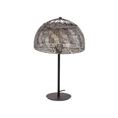 LumièreÉlégante - Lampe de table design noir et brun - Rynova