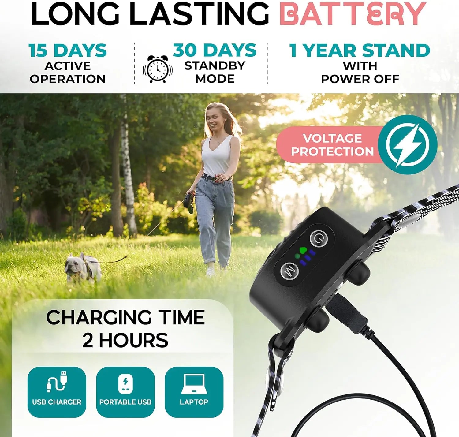 ChienTranquille - Collier Anti-Aboiement pour Petits Chiens - Rynova