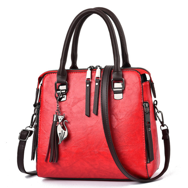 Luxe Chic - Sac à main en cuir souple pour femmes, grand modèle - Rynova